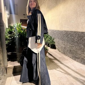 Pantalon Vaquero Rayas Lateral