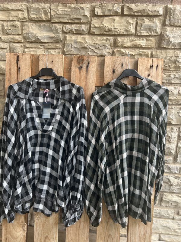Blusa cuadros
