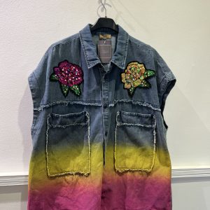 Chaleco Vaquero Flor pequeño