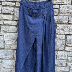 Pantalon Denim Boton