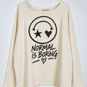 Sudadera Verona "Normal is Borning"